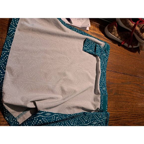 Rip Skirt Hawaii Teal Wrap Adjustable Hook-and-Loop Waist Large Skirt Swim Cover - Picture 3 of 4